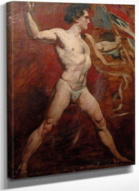 Standing Male Nude 2 By William Etty Fine Art Print