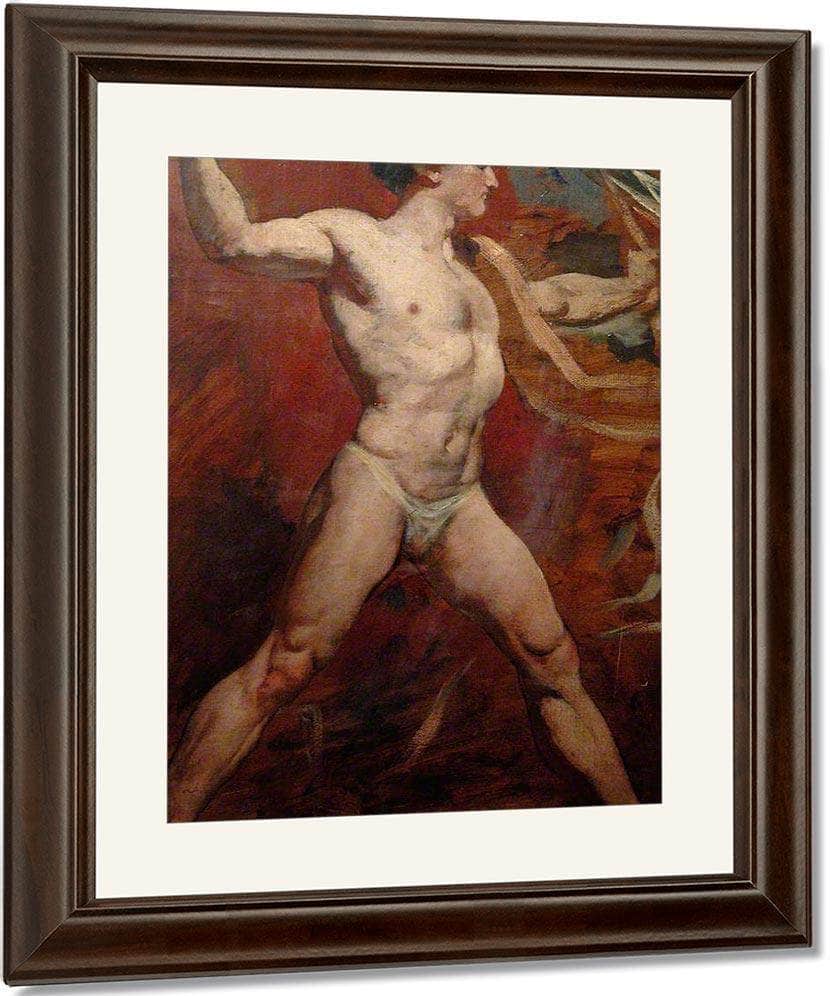 Standing Male Nude 2 By William Etty Fine Art Print