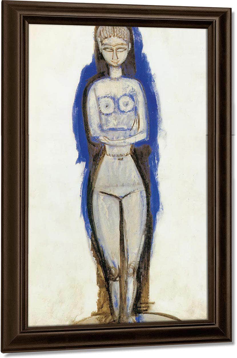 Standing Nude 191112 By Amedeo Modigliani Fine Art Print