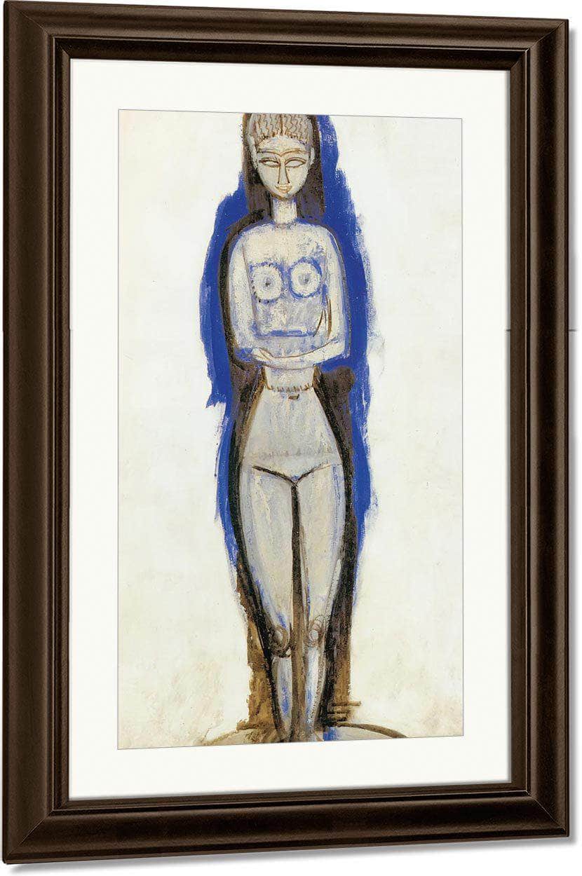 Standing Nude 191112 By Amedeo Modigliani Fine Art Print
