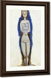 Standing Nude 191112 By Amedeo Modigliani Fine Art Print