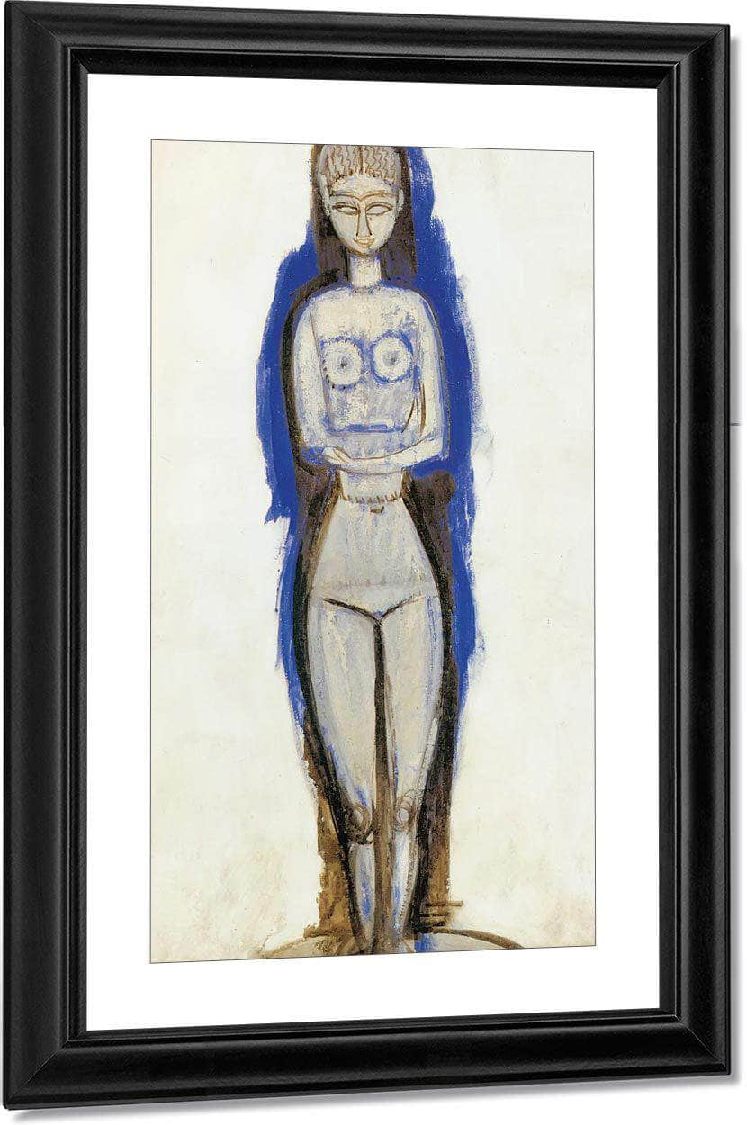 Standing Nude 191112 By Amedeo Modigliani Fine Art Print