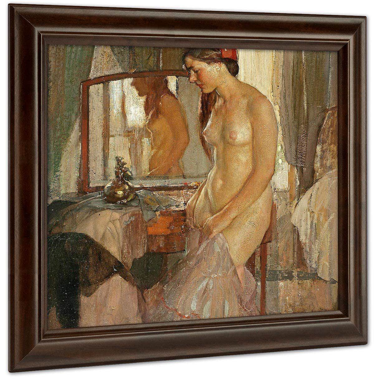Standing Nude By Richard Edward Miller Fine Art Print