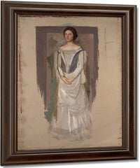Standing Woman By Abbott Handerson Thayer Fine Art Print