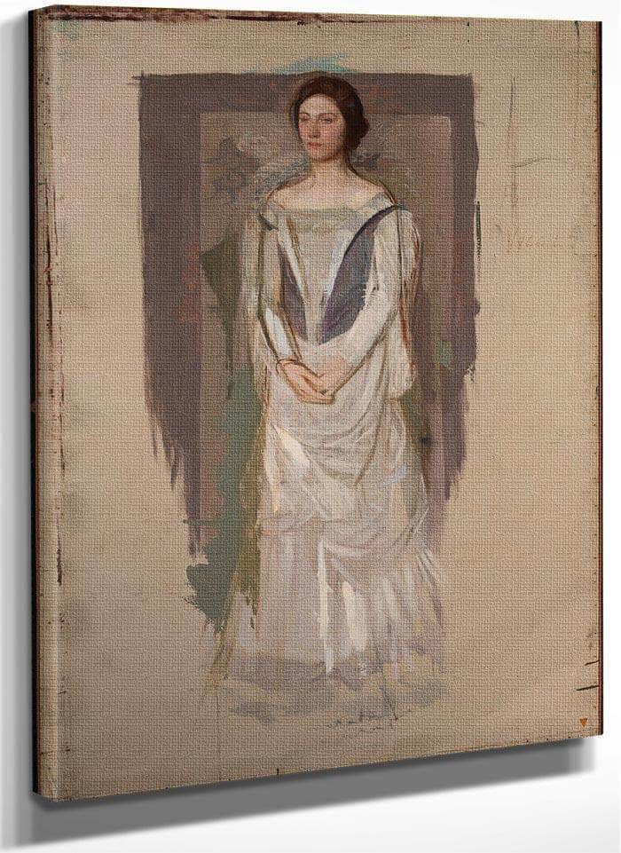 Standing Woman By Abbott Handerson Thayer Fine Art Print