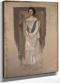 Standing Woman By Abbott Handerson Thayer Fine Art Print