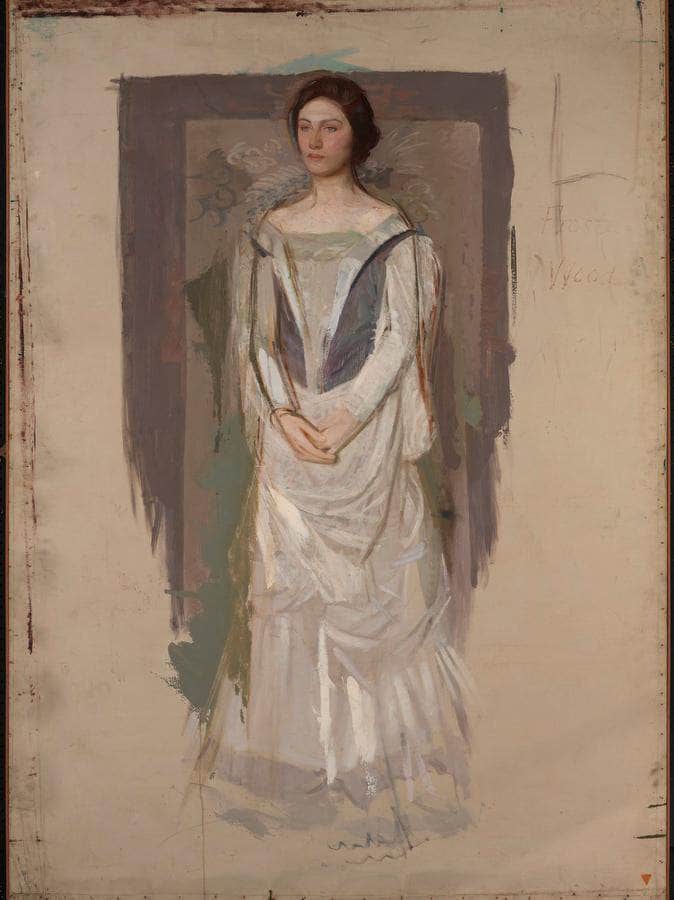 Standing Woman By Abbott Handerson Thayer Fine Art Print
