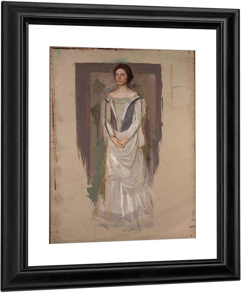 Standing Woman By Abbott Handerson Thayer Fine Art Print