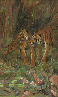 Startled By Arthur Wardle Fine Art Print