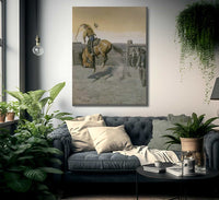 Stay With Him By Maynard Dixon Fine Art Print