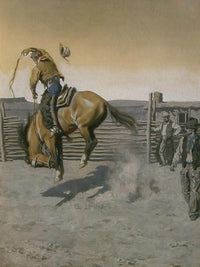 Stay With Him By Maynard Dixon Fine Art Print