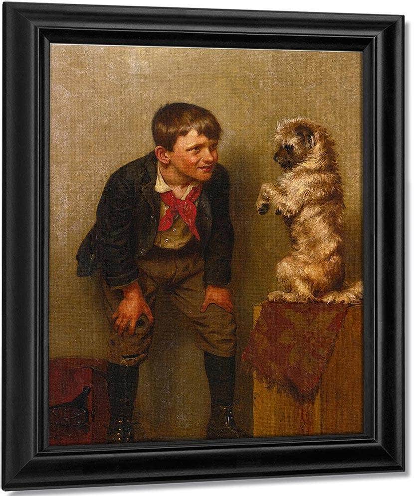 Steady! By John George Brown Fine Art Print
