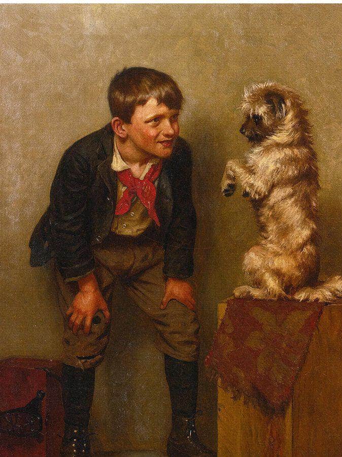 Steady! By John George Brown Fine Art Print