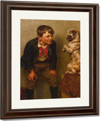 Steady! By John George Brown Fine Art Print
