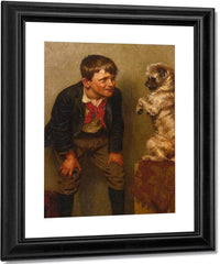 Steady! By John George Brown Fine Art Print