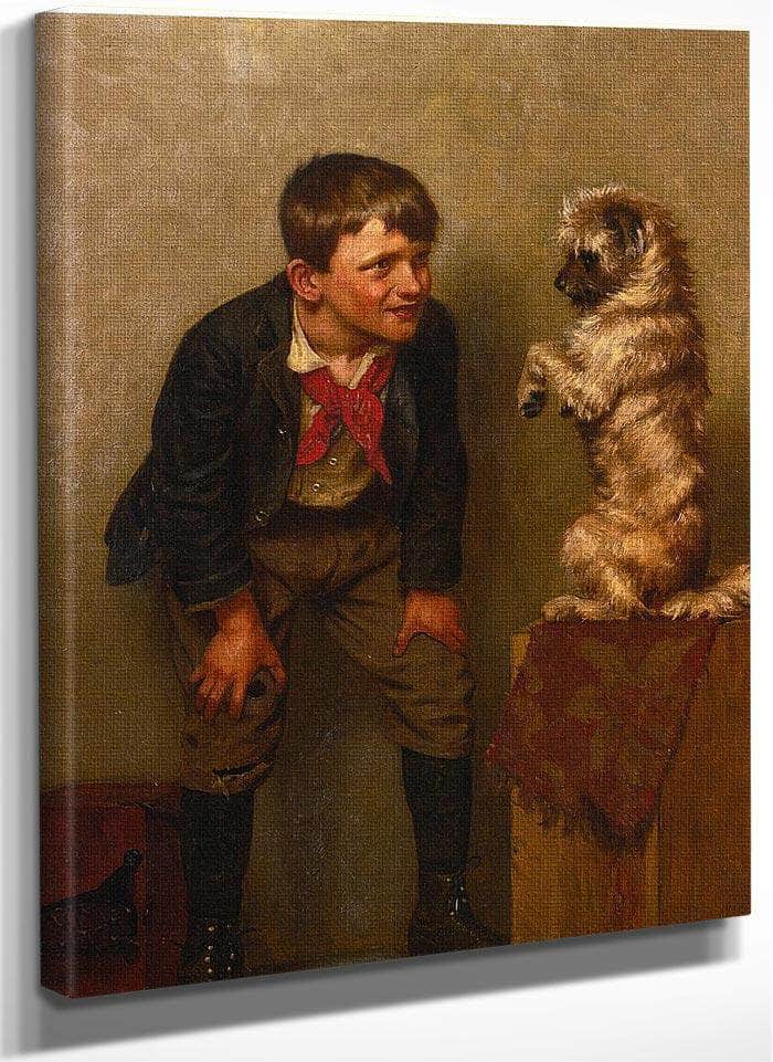 Steady! By John George Brown Fine Art Print