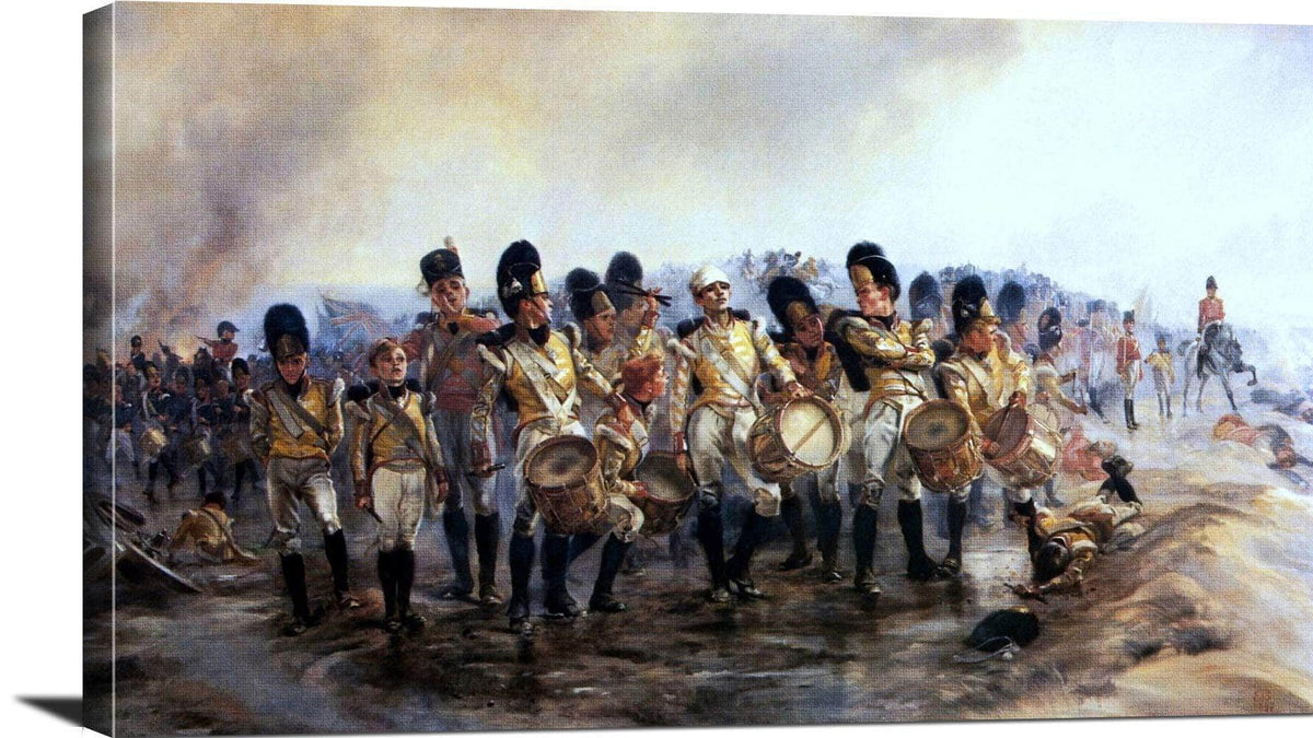 Steady The Drums And Fifes Painting Elizabeth Thompson Canvas Art Fine Art Print