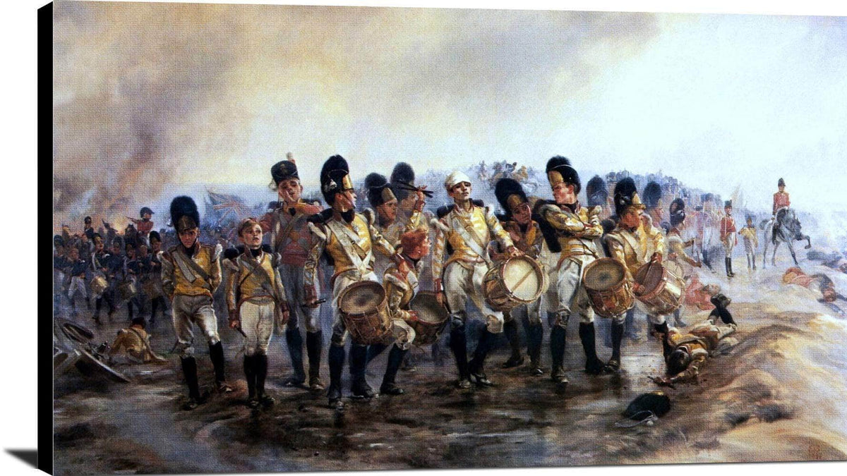 Steady The Drums And Fifes Painting Elizabeth Thompson Canvas Art Fine Art Print