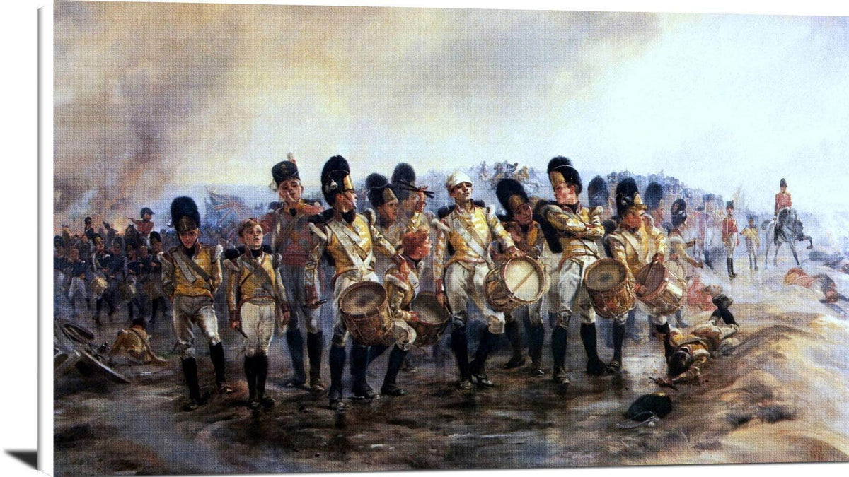 Steady The Drums And Fifes Painting Elizabeth Thompson Canvas Art Fine Art Print