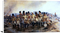Steady The Drums And Fifes Painting Elizabeth Thompson Canvas Art Fine Art Print