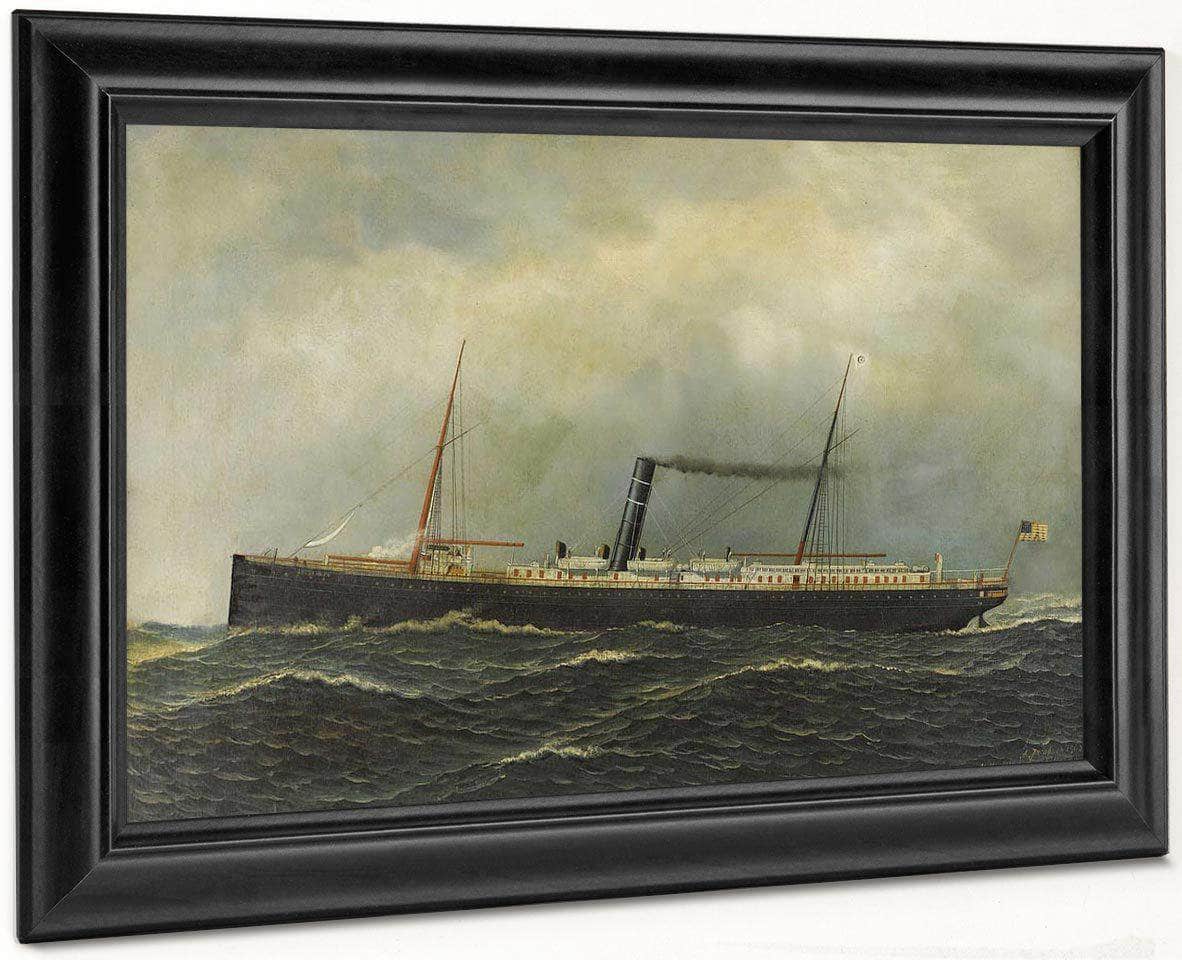 Steamship Seguranca 1902 By Antonio Jacobsen Fine Art Print