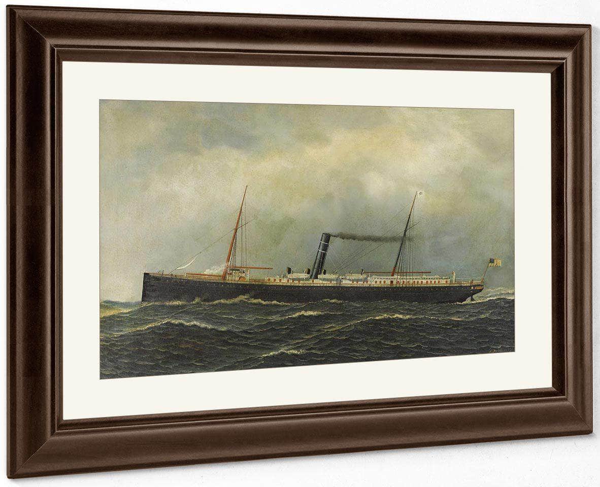 Steamship Seguranca 1902 By Antonio Jacobsen Fine Art Print