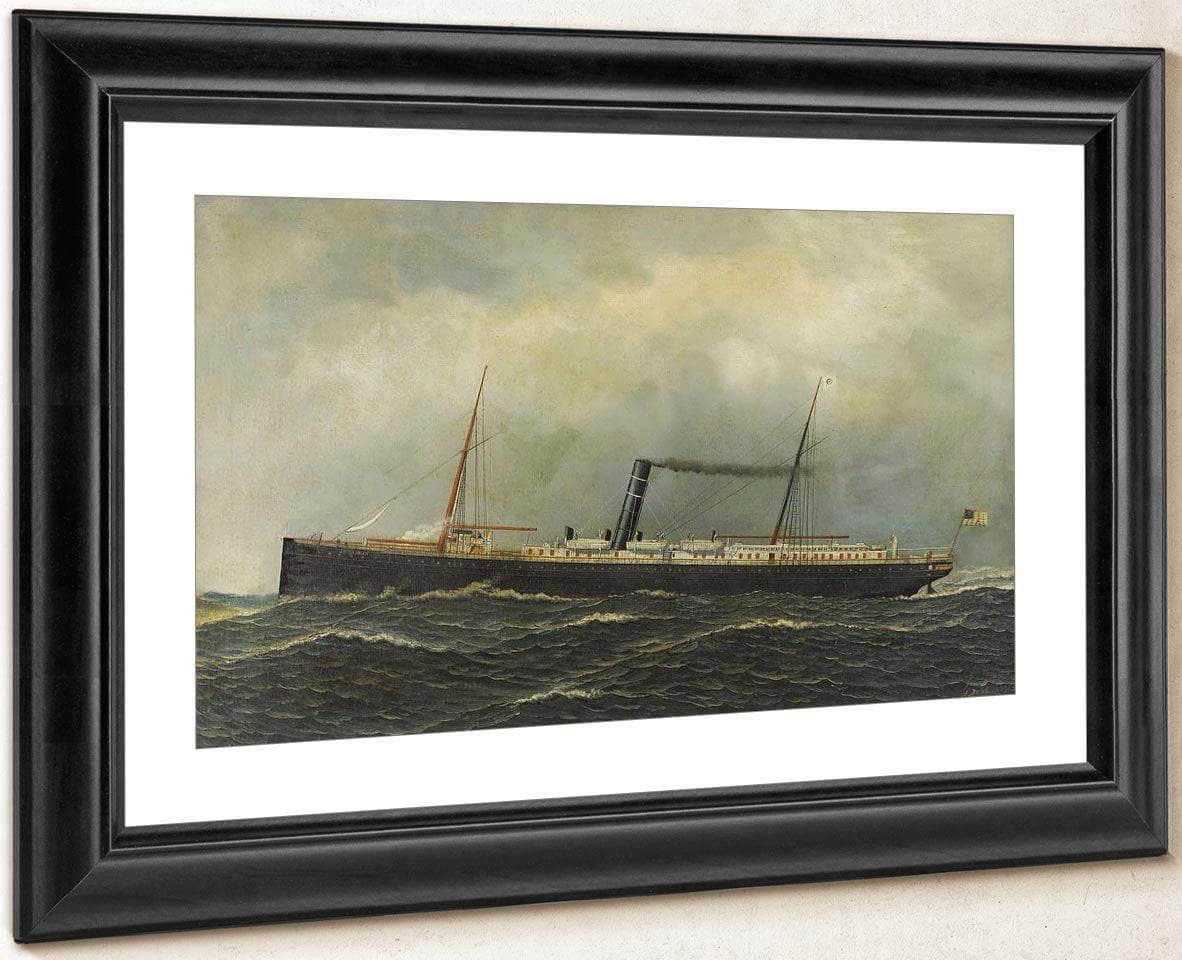 Steamship Seguranca 1902 By Antonio Jacobsen Fine Art Print