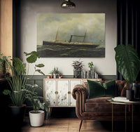 Steamship Seguranca 1902 By Antonio Jacobsen Fine Art Print