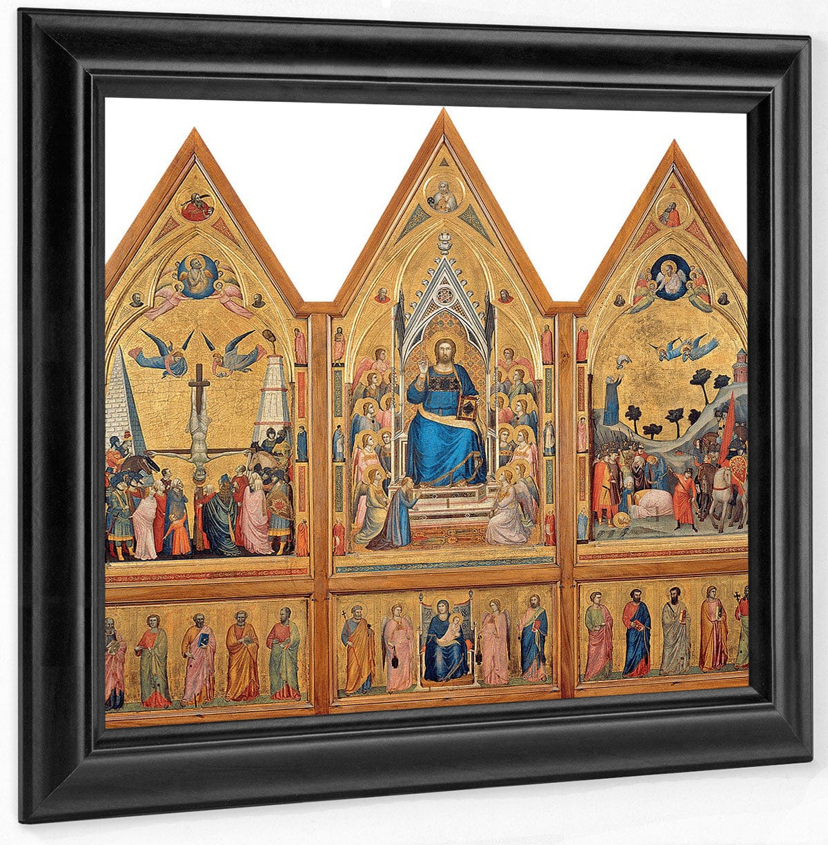Stefaneschi Triptych 1320 By Giotto Di Bondone Fine Art Print