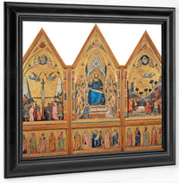 Stefaneschi Triptych 1320 By Giotto Di Bondone Fine Art Print