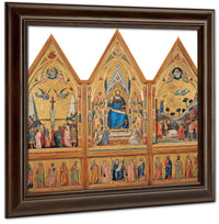 Stefaneschi Triptych 1320 By Giotto Di Bondone Fine Art Print