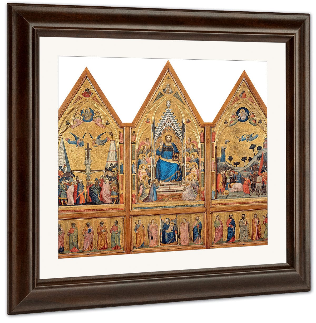 Stefaneschi Triptych 1320 By Giotto Di Bondone Fine Art Print