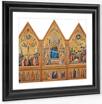 Stefaneschi Triptych 1320 By Giotto Di Bondone Fine Art Print