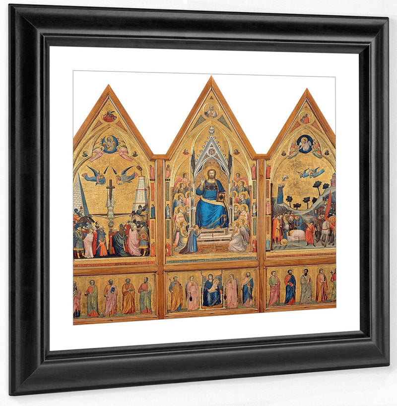 Stefaneschi Triptych 1320 By Giotto Di Bondone Fine Art Print