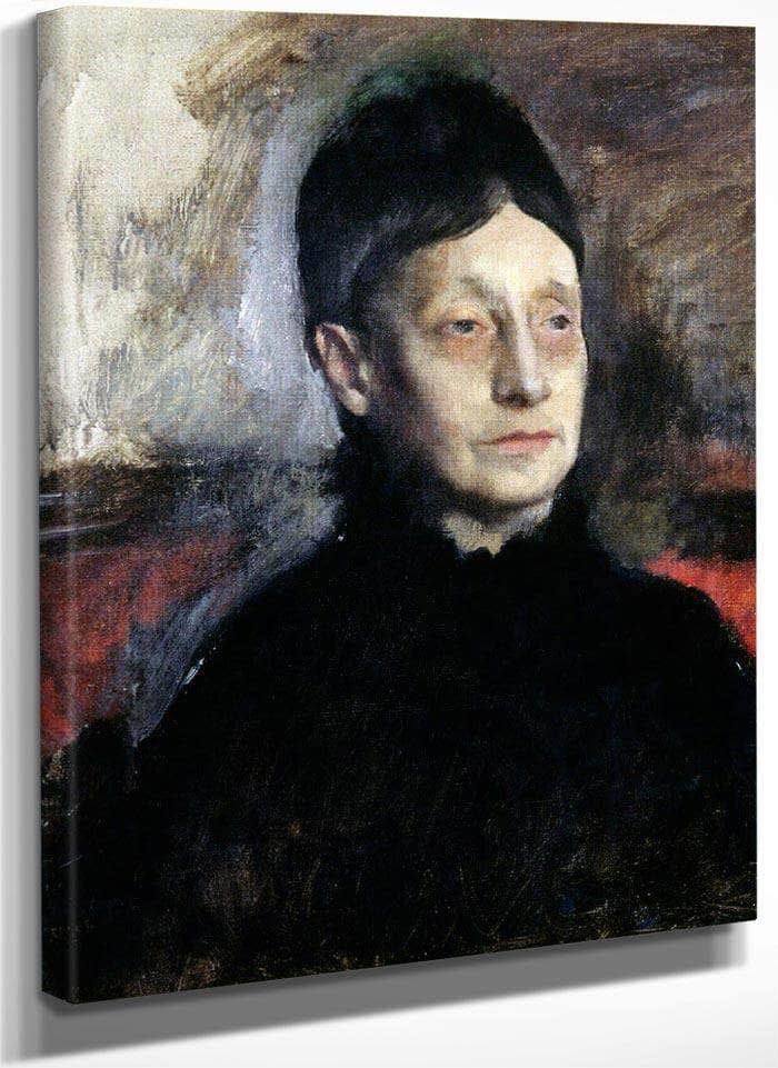 Stefanina Primicile Carafa, Marchioness Of Cicerale And Duchess Of Montejasi By Edgar Degas Fine Art Print
