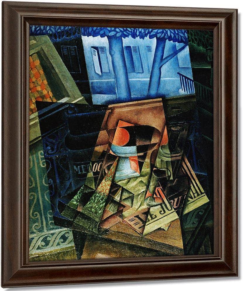 Still Life Before An Open Window Place Ravignan By Juan Gris Fine Art Print