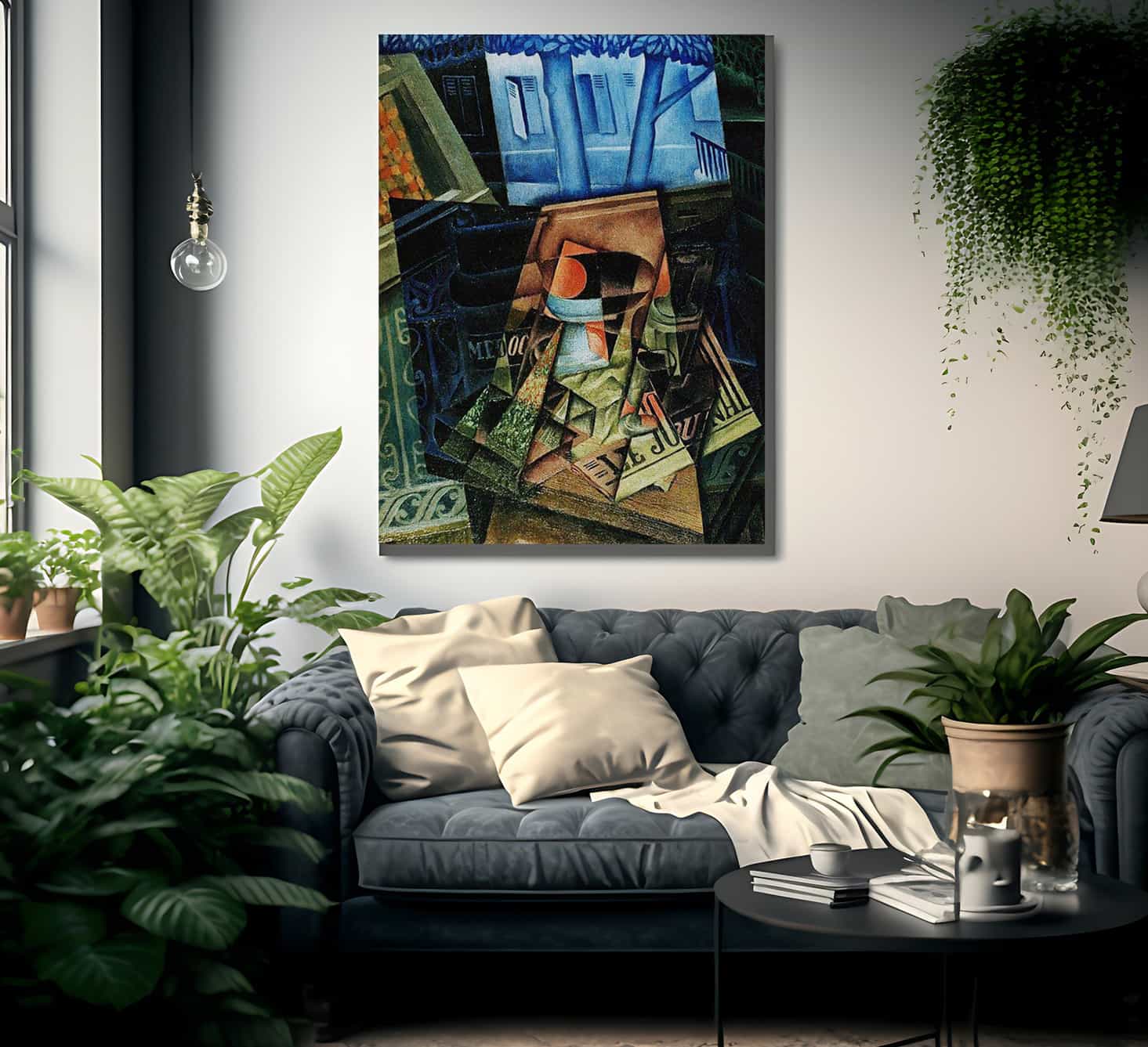 Still Life Before An Open Window Place Ravignan By Juan Gris Fine Art Print