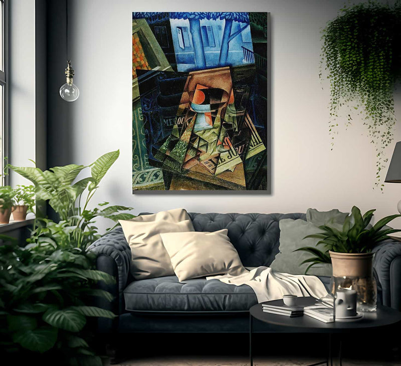 Still Life Before An Open Window Place Ravignan By Juan Gris Fine Art Print