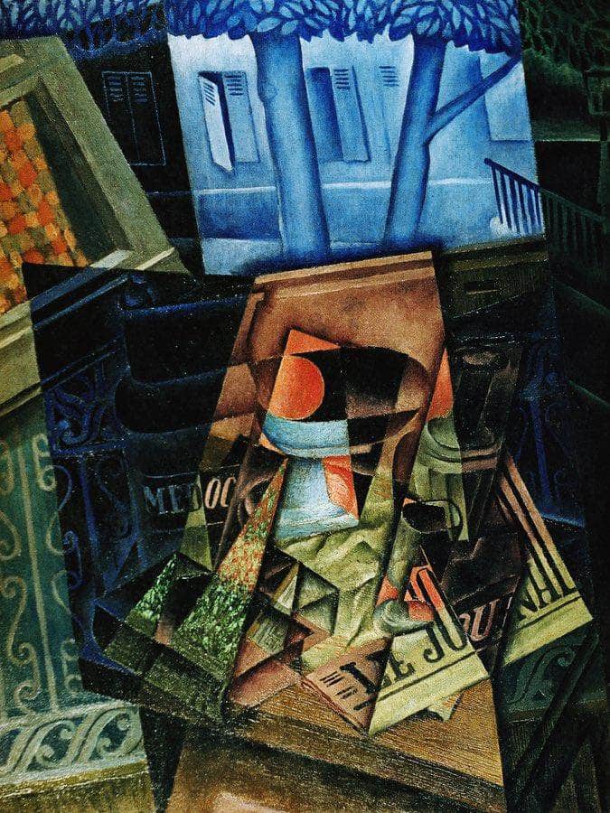 Still Life Before An Open Window Place Ravignan By Juan Gris Fine Art Print