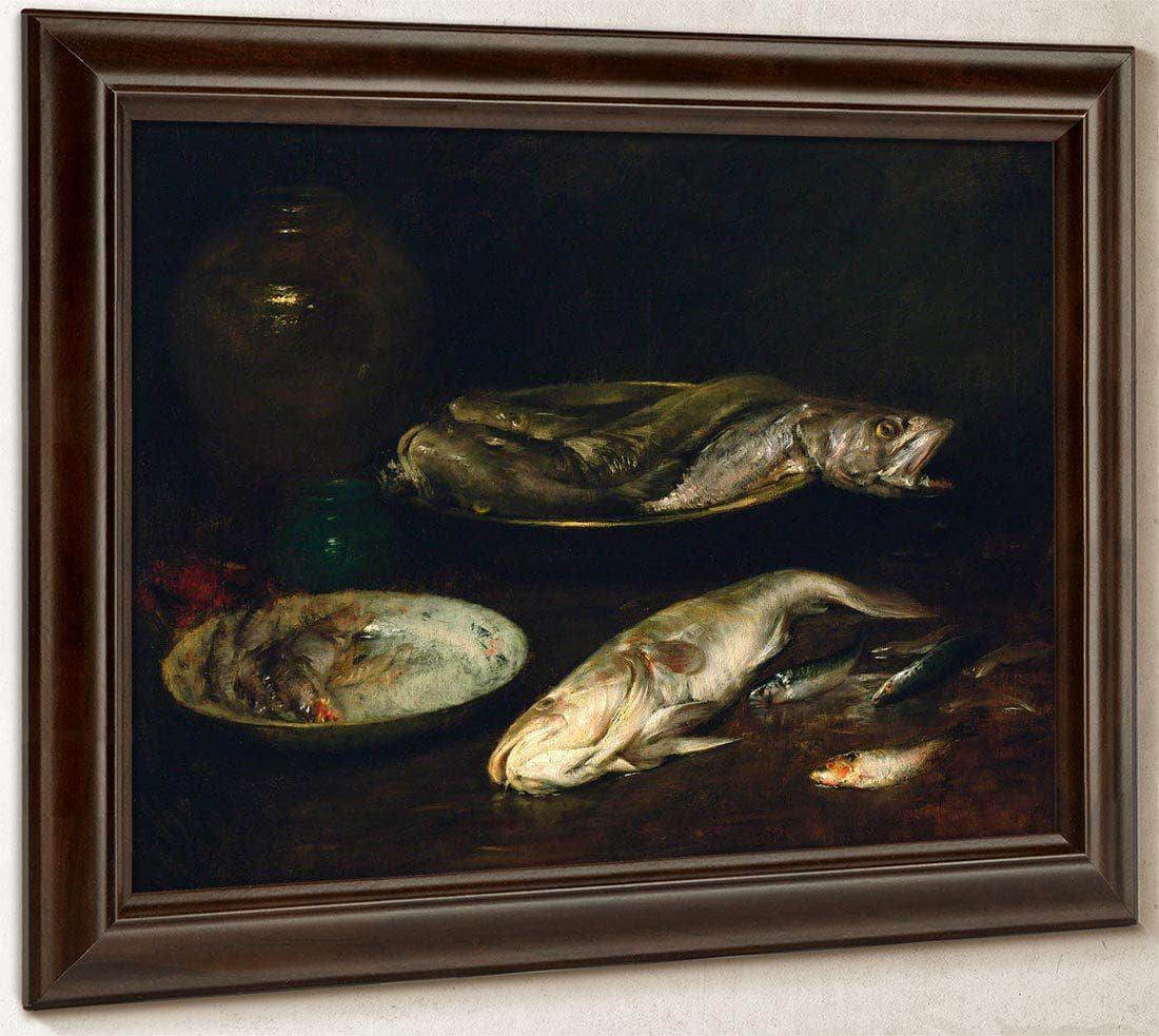 Still Life   Fish By Chase William Merritt Fine Art Print