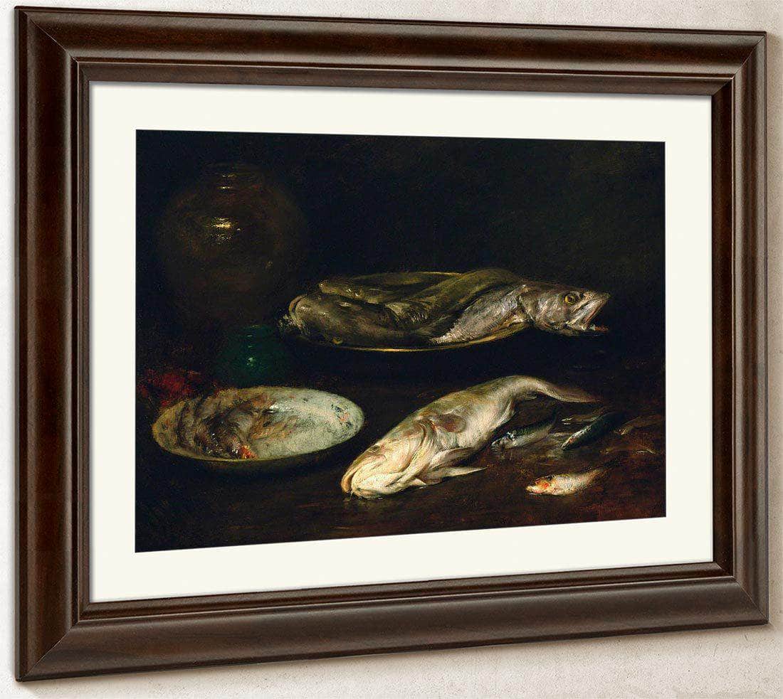 Still Life   Fish By Chase William Merritt Fine Art Print