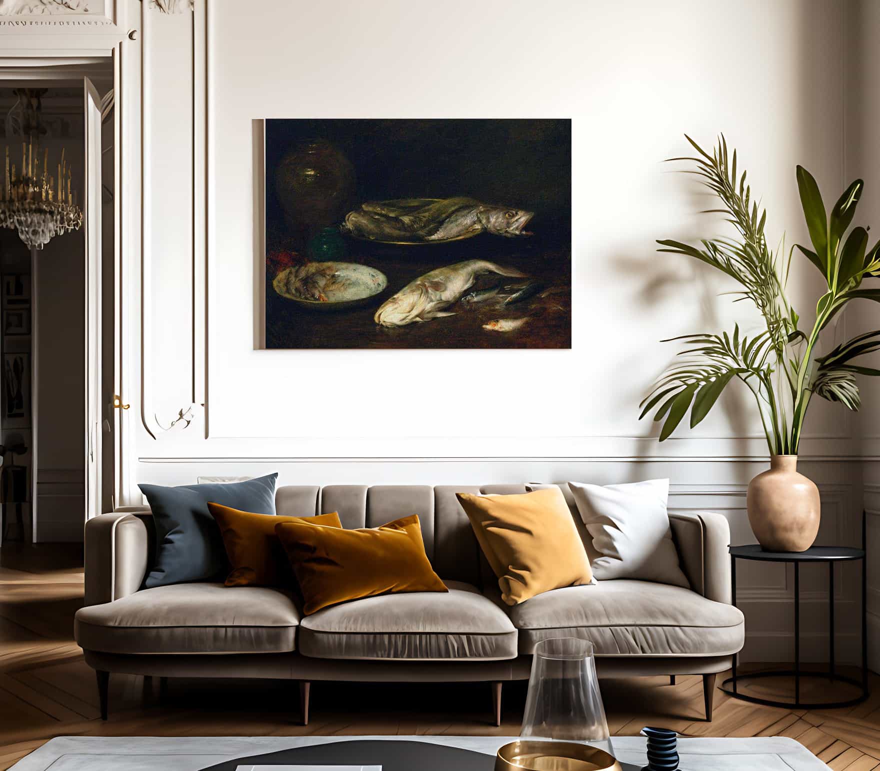 Still Life   Fish By Chase William Merritt Fine Art Print