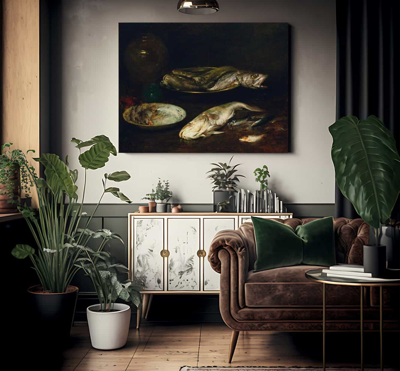 Still Life   Fish By Chase William Merritt Fine Art Print