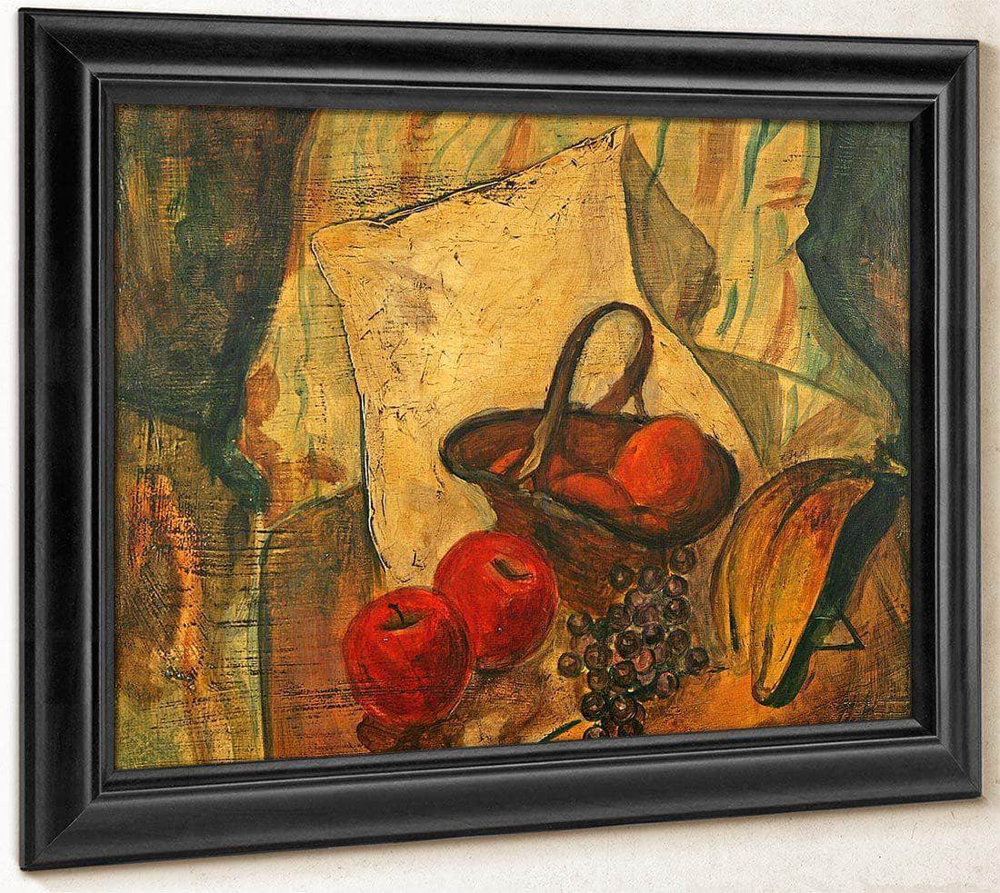 Still Life Of Fruit In A Basket By Alfred Henry Maurer Fine Art Print