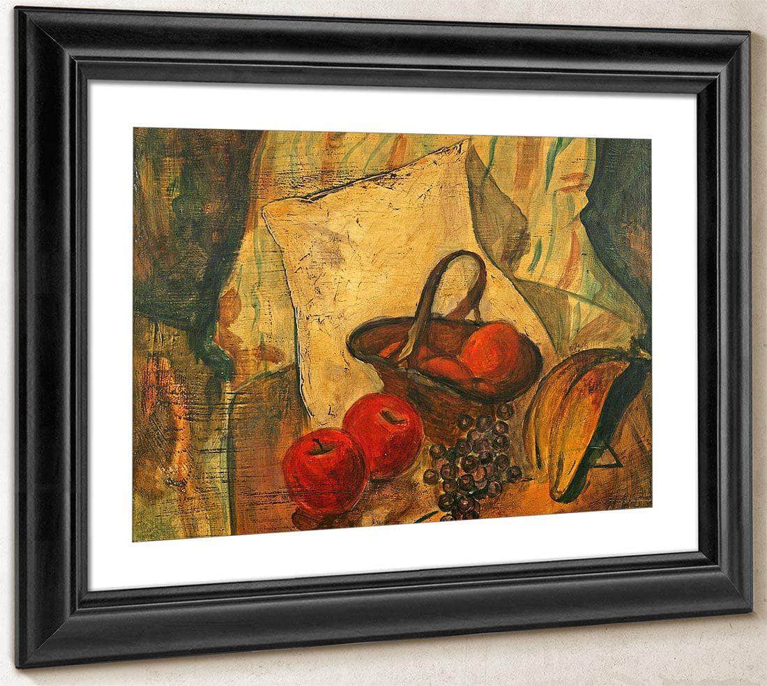 Still Life Of Fruit In A Basket By Alfred Henry Maurer Fine Art Print