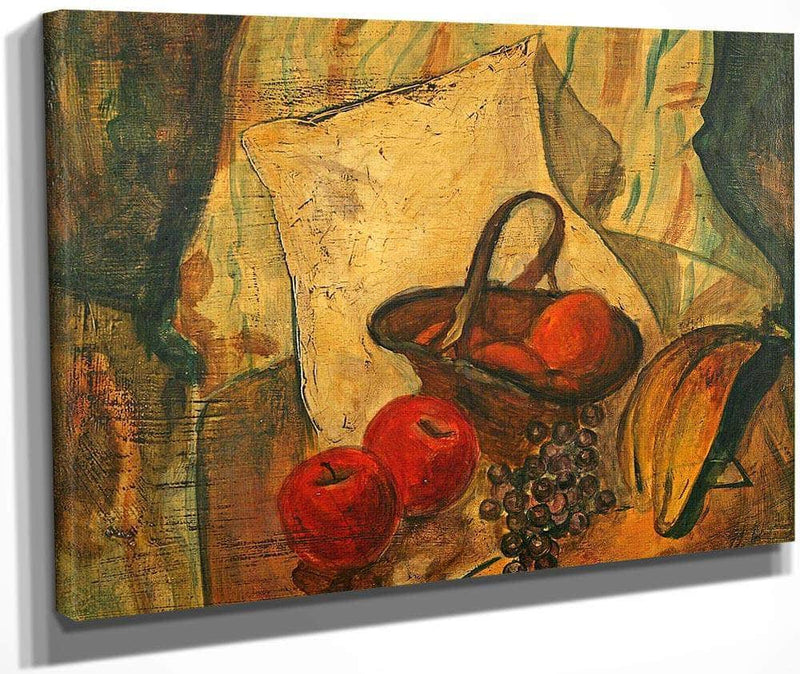 Still Life Of Fruit In A Basket By Alfred Henry Maurer Fine Art Print