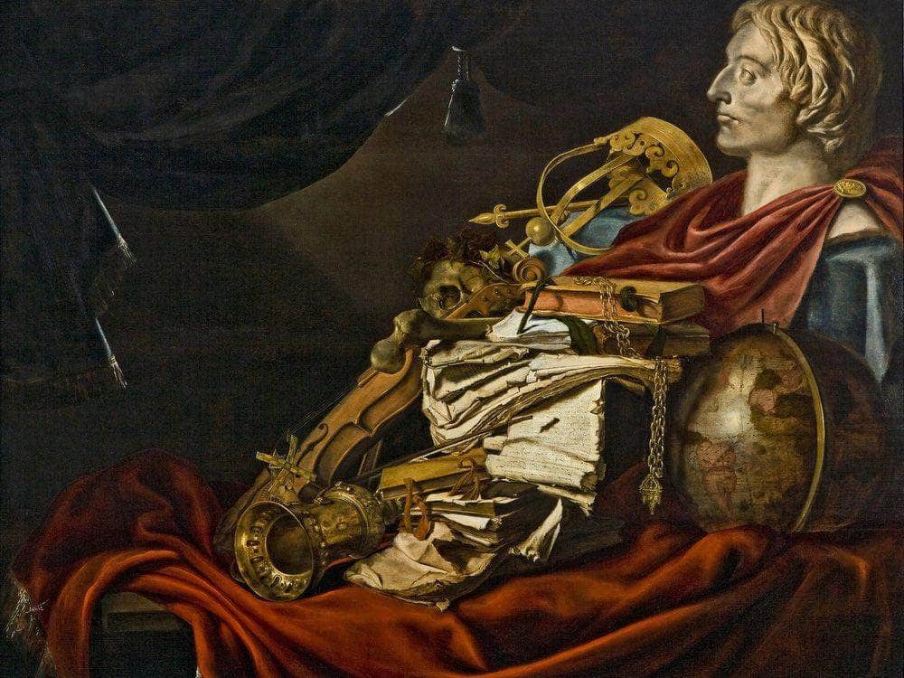 Still Life   Vanitas By Jan Van Dalen Fine Art Print