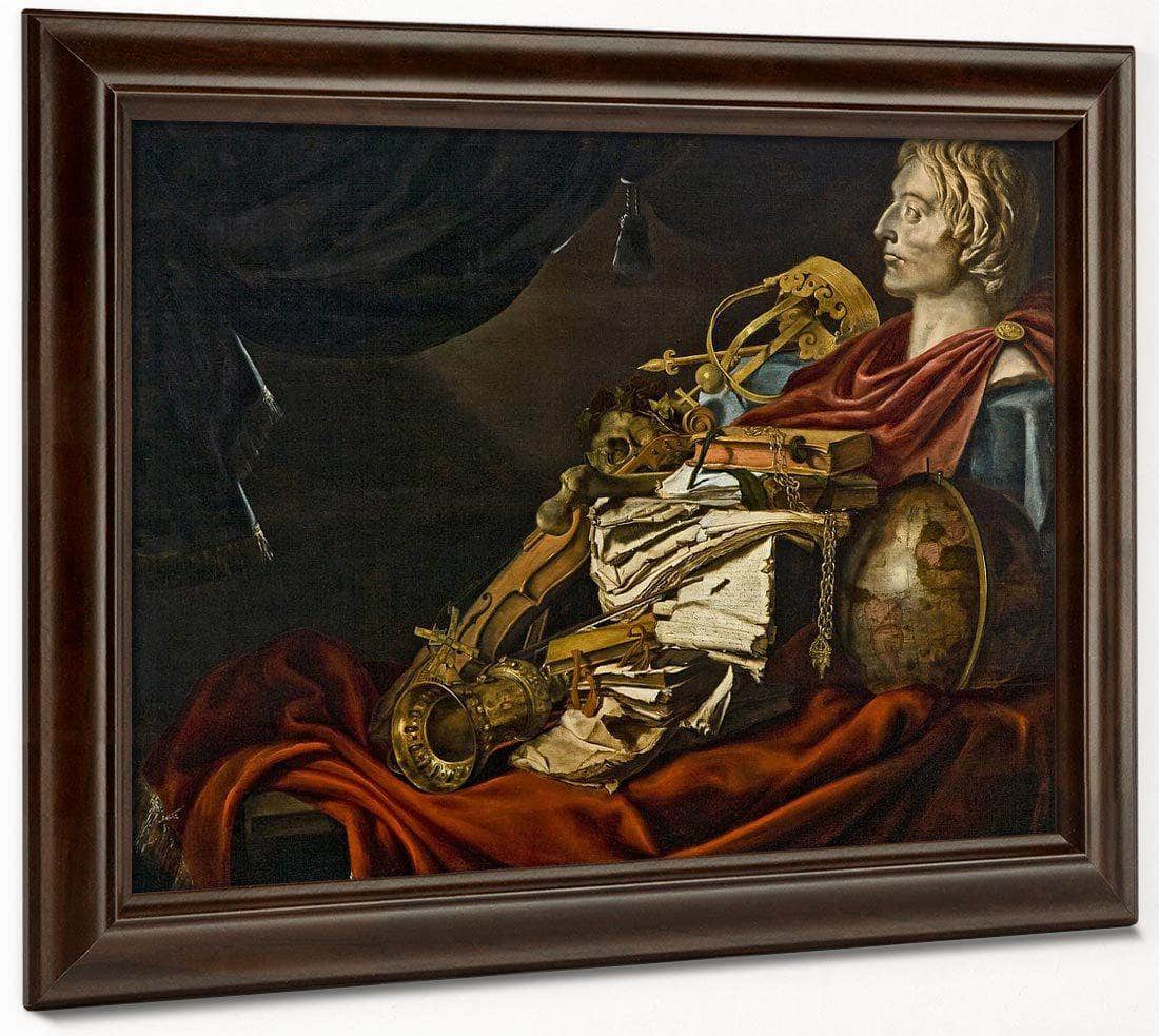 Still Life   Vanitas By Jan Van Dalen Fine Art Print