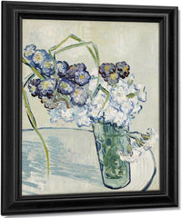 Still Life Vase Of Carnations By Vincent Van Gogh Fine Art Print