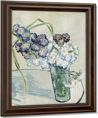 Still Life Vase Of Carnations By Vincent Van Gogh Fine Art Print